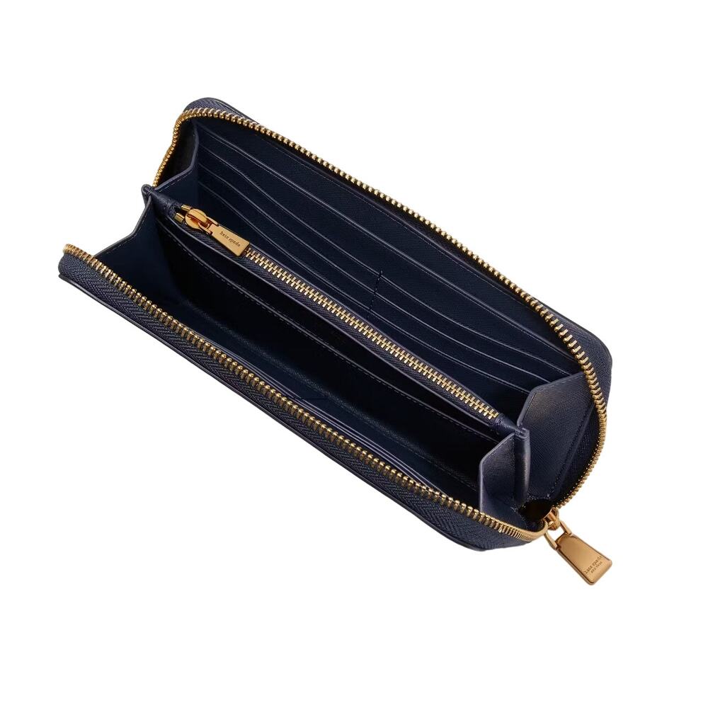 Kate Spade Shaggy Embossed Zip-around Continental Wallet - Picture 4 of 7